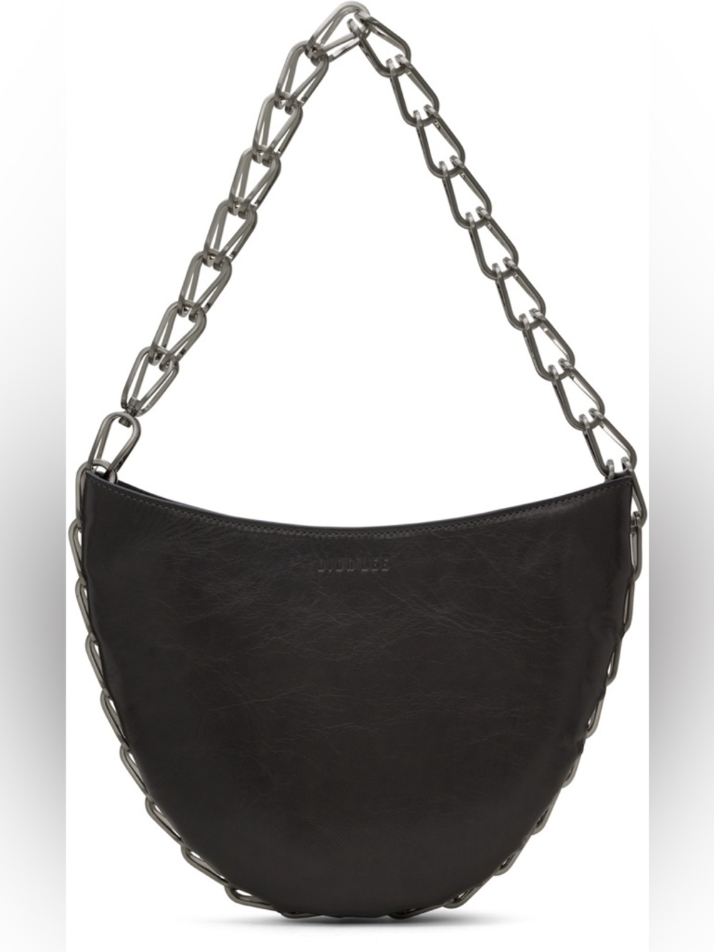 Dion Lee Circle Chain Leather Shoulder Bag